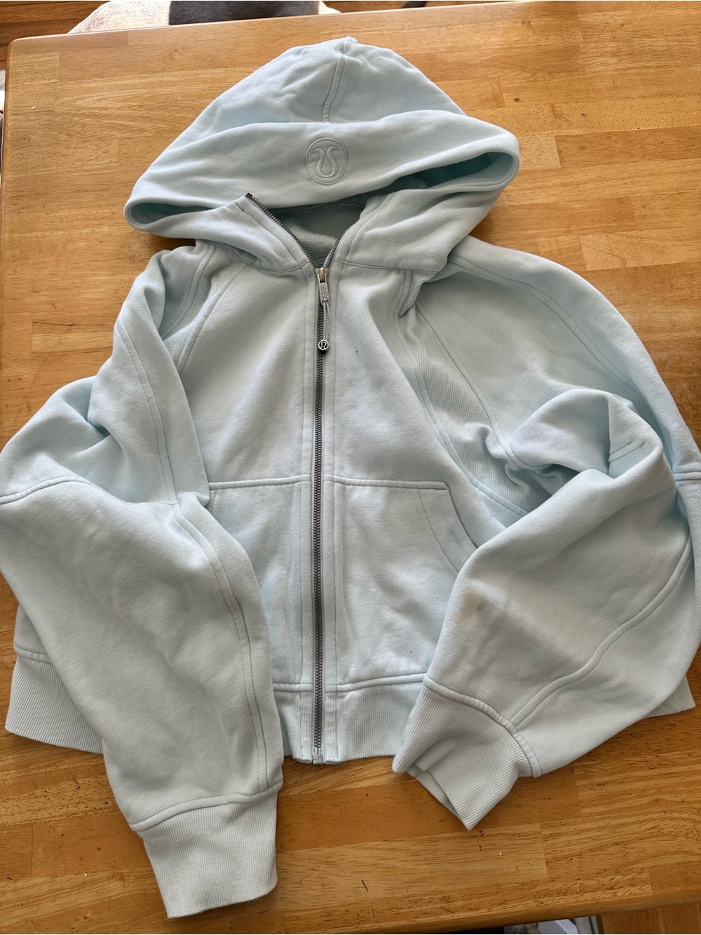 Lululemon full-zip cropped scuba hoodie M/L